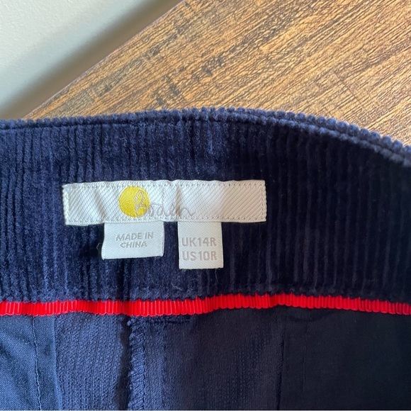 Boden Corduroy flare pants US size 10R Navy - Picture 5 of 8